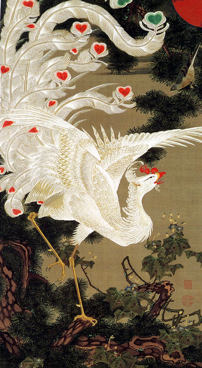 日本画のイデア” -伊藤 若冲作『老松白鳳図』を鑑賞する- - 私の美術館